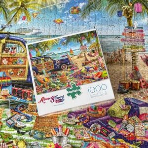 Buffalo Games & Puzzles Beach Vacation
1000 Piece Puzzle by Aimee Stewart
9i520
